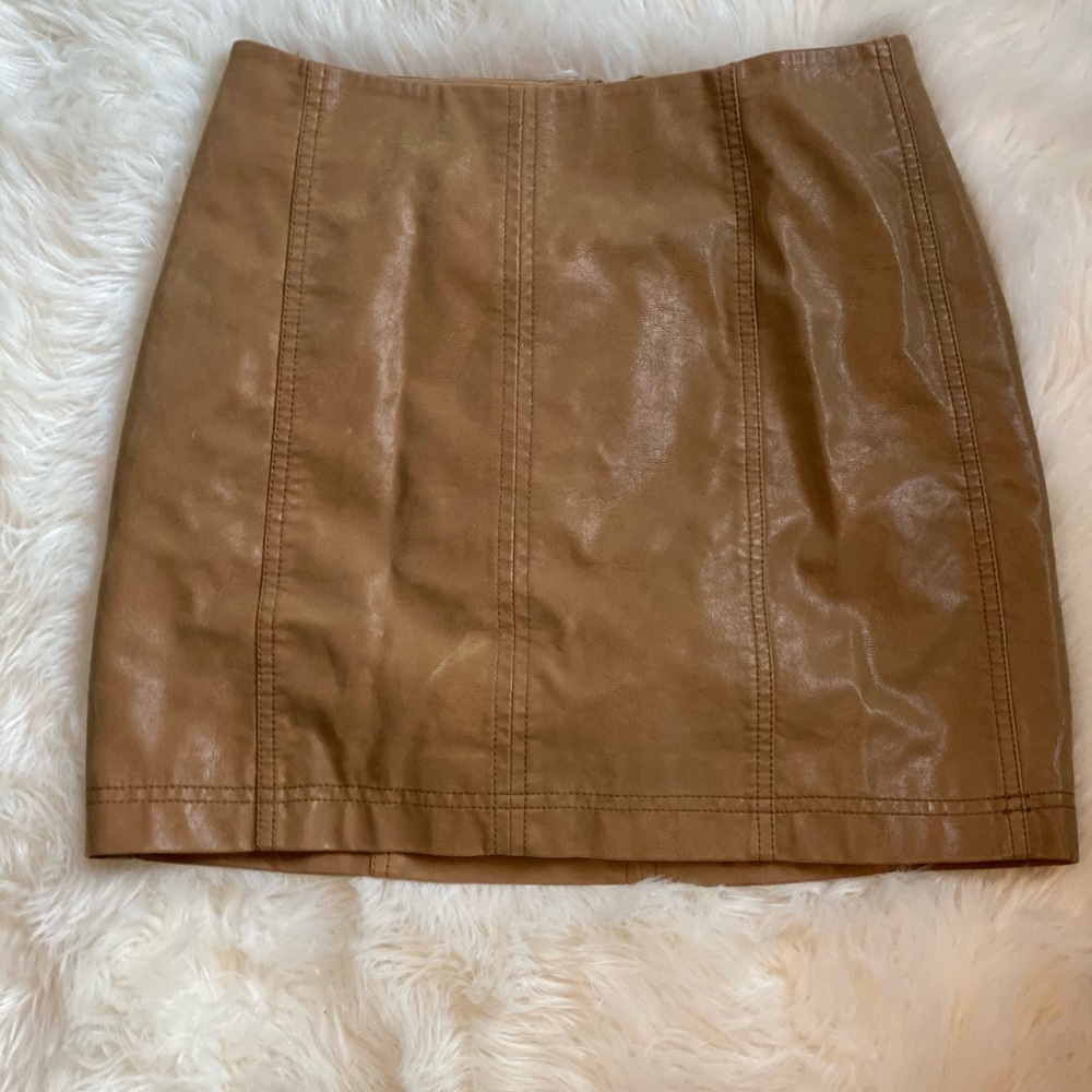 Free people suede skirt